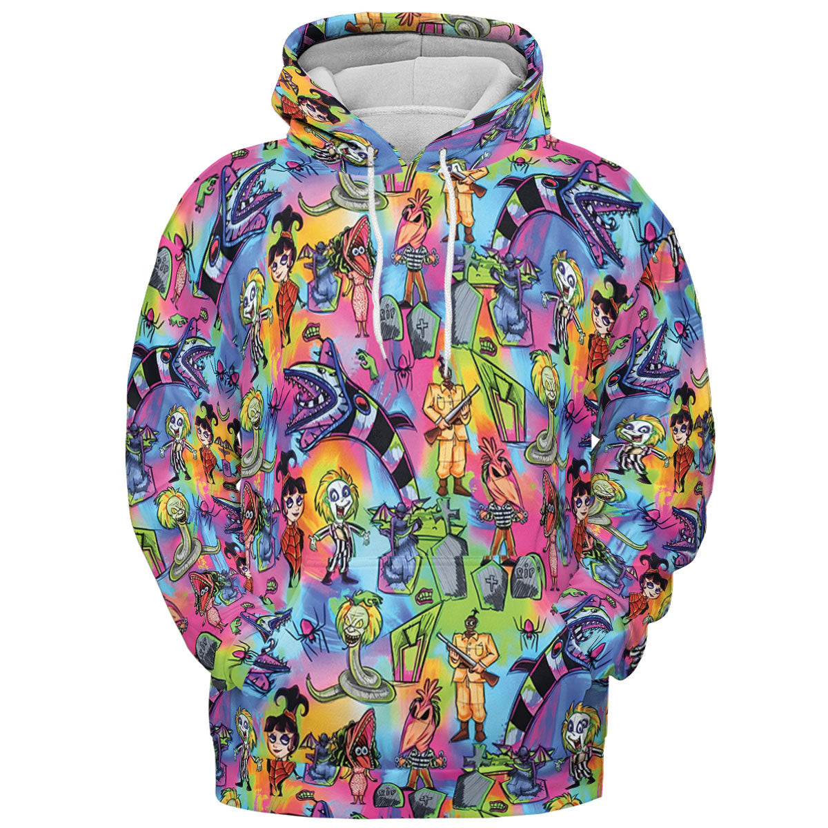 All-over Print Hoodie - 876ZMQVJ