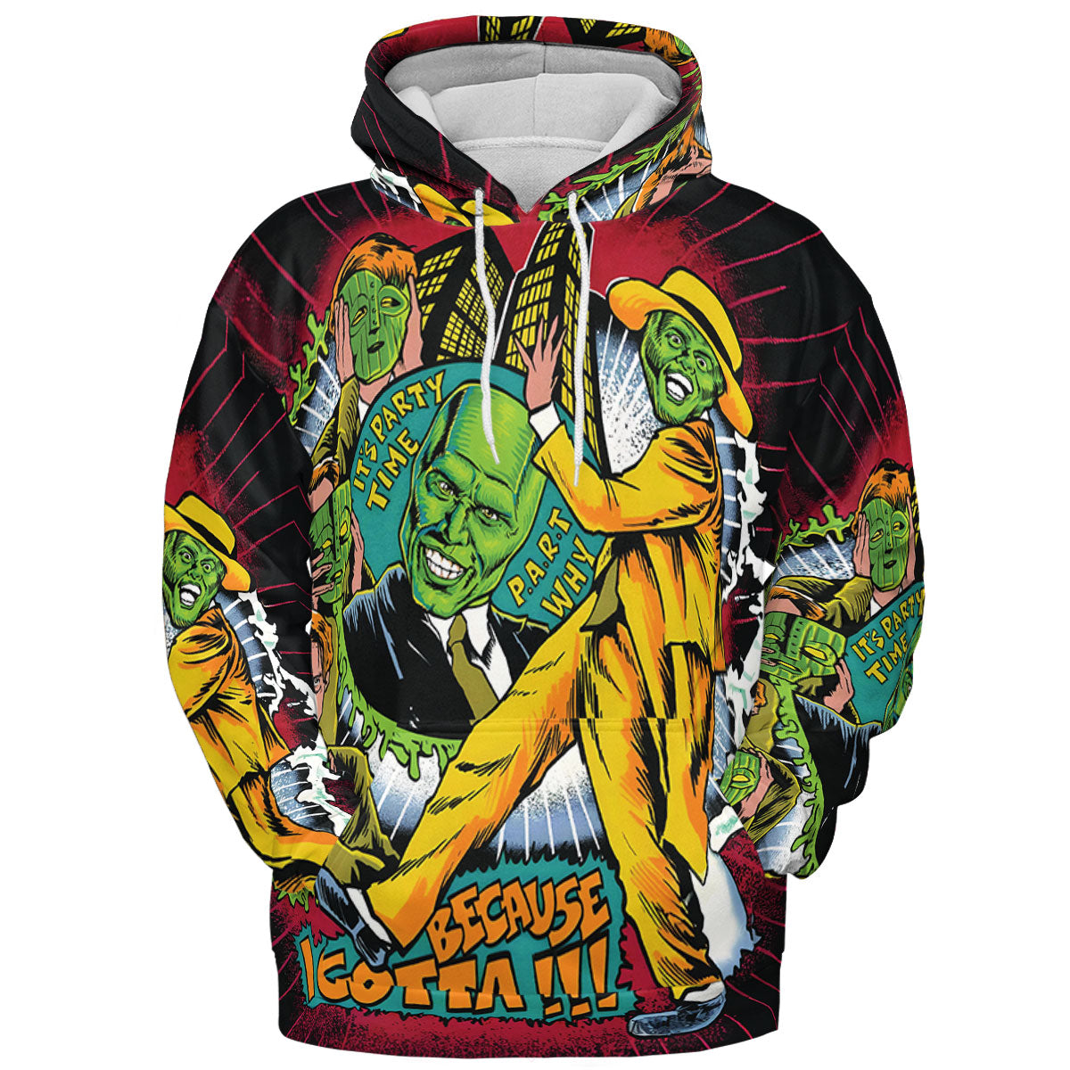 All-over Print Hoodie - MKUPFFDE