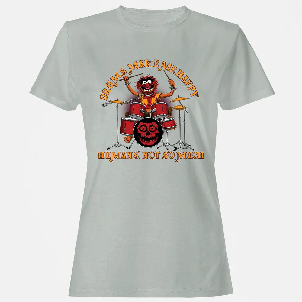 Drums Make Me Happy Women's T-shirt