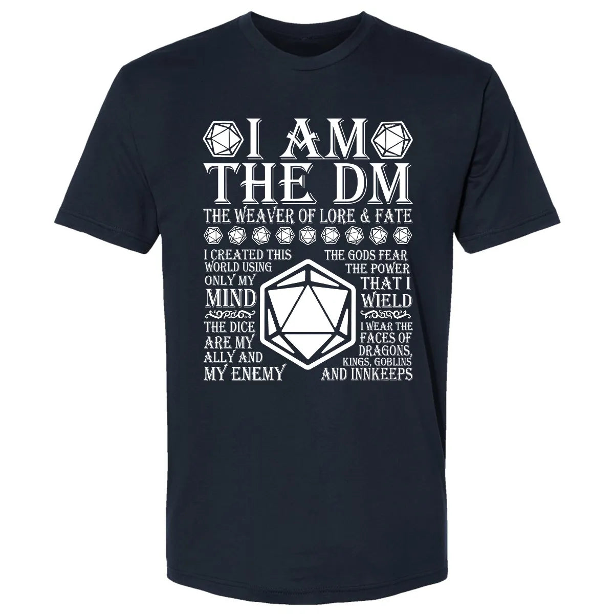 I Am The DM The Weaver Of Lore And Fate Premium Unisex T-shirt