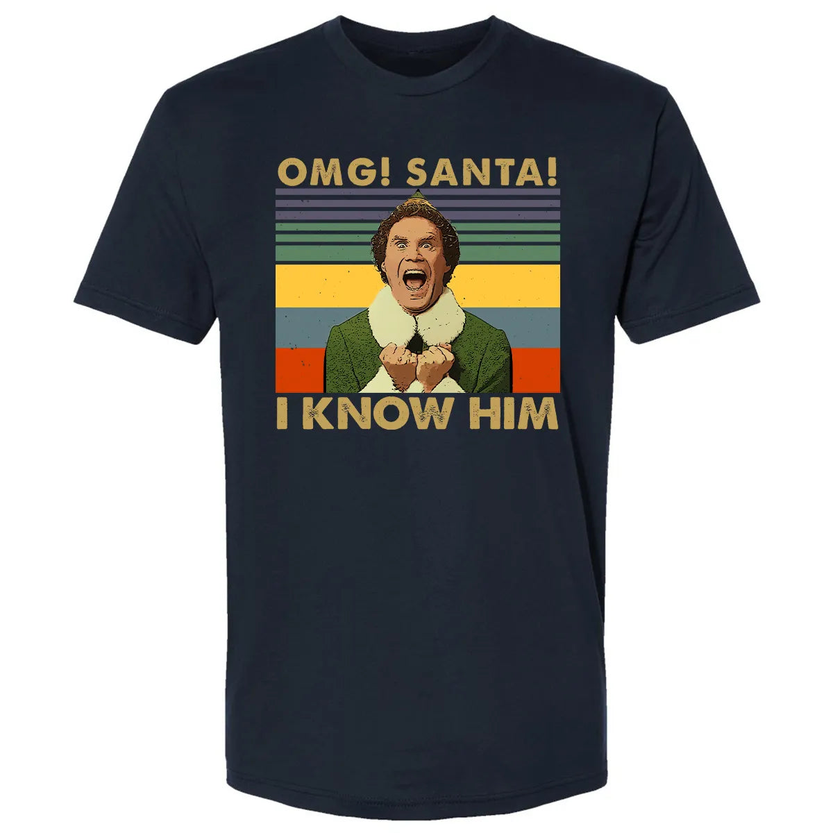 OMG Santa I Know Him Premium Unisex T-shirt