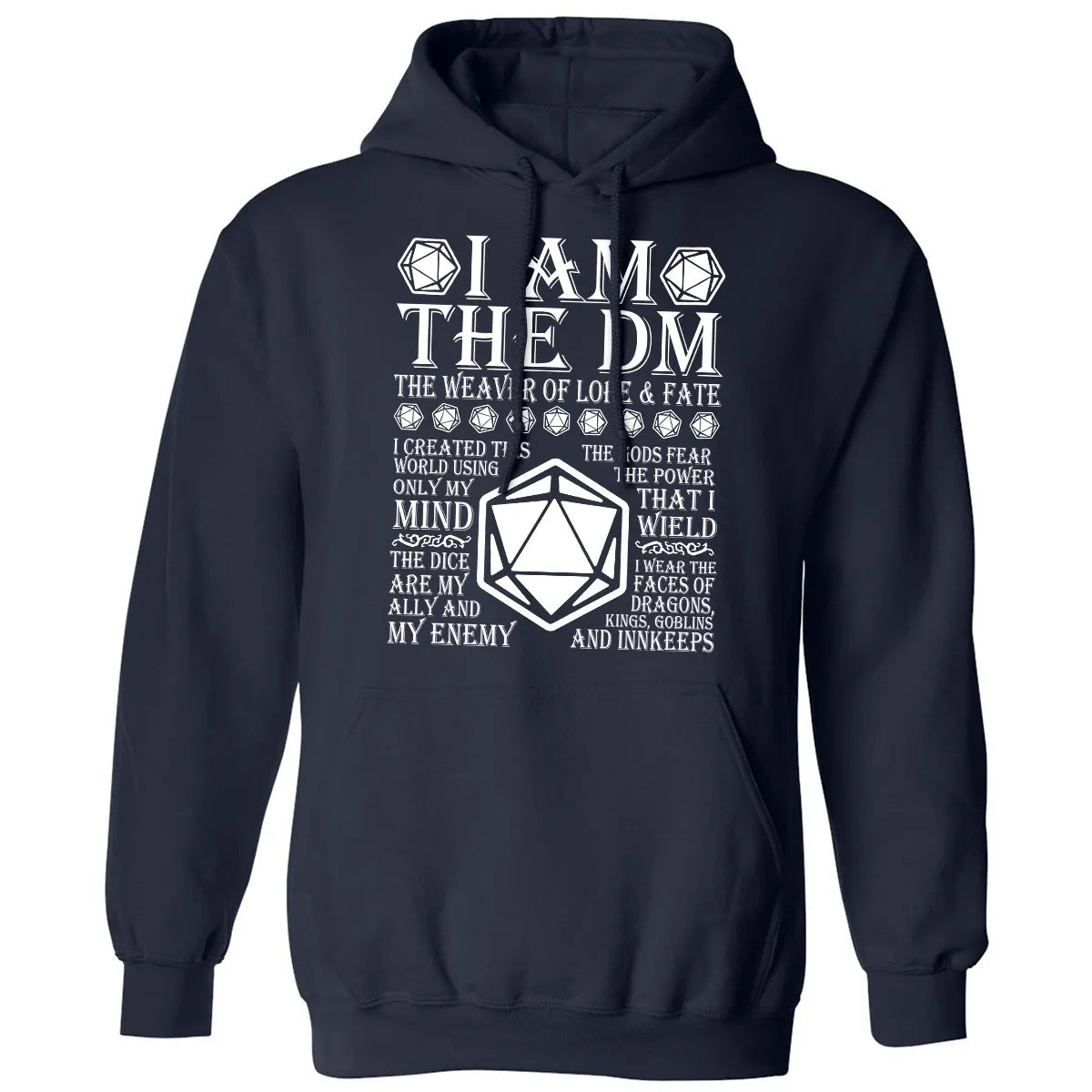 I Am The DM The Weaver Of Lore And Fate Classic Unisex Hoodie