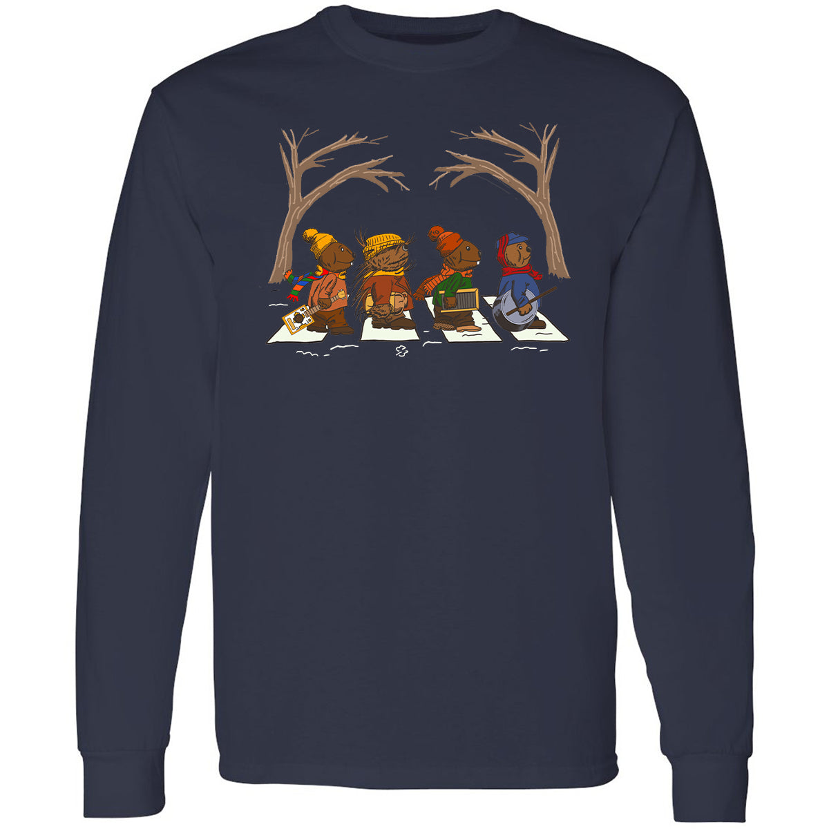 Long Sleeve T-Shirt - 9JSES1YR - Navy - 2