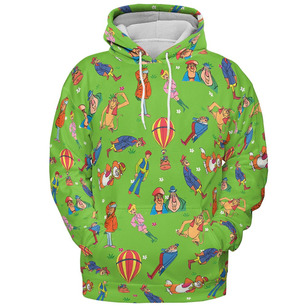 All-over Print Hoodie - SVR7PE2G - Pullover Hoodie - 2