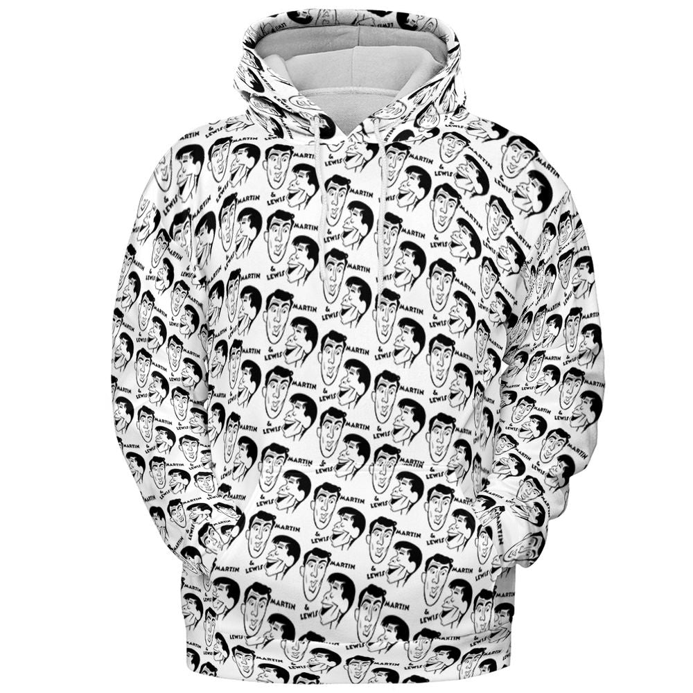 All-over Print Hoodie - WRK6G3LP - Pullover Hoodie - 2