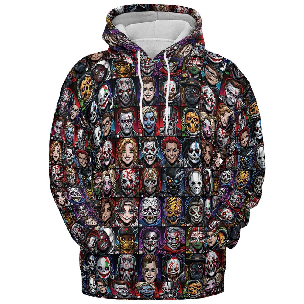 Massive Grid of Horror - Pullover Hoodie - 2