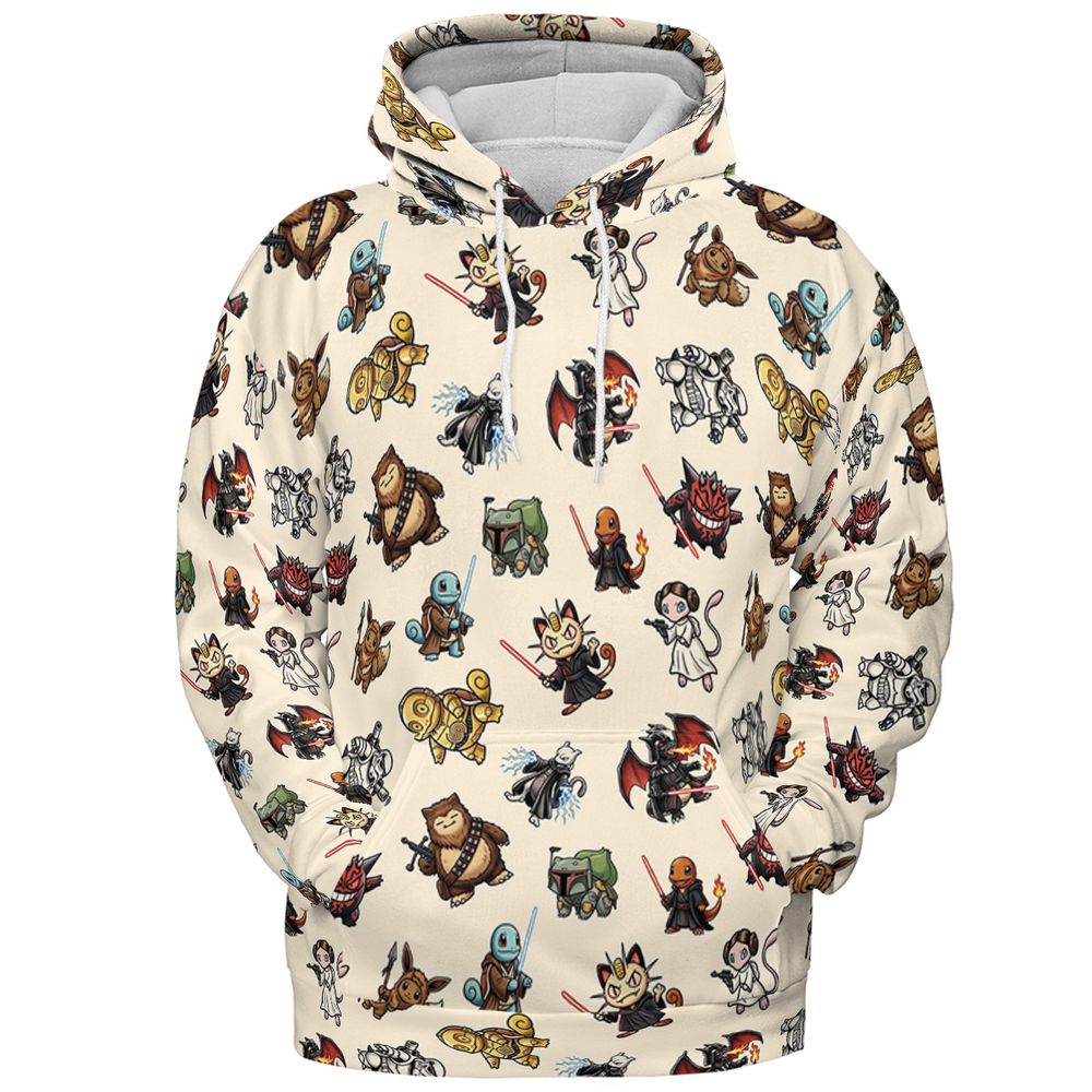 All-over Print Hoodie - CEU6HSG9 - Pullover Hoodie - 2