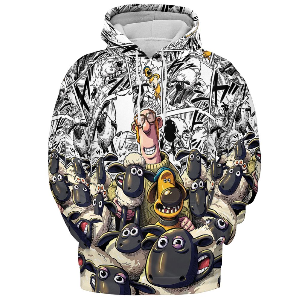 Shaun the Sheep - Pullover Hoodie - 2