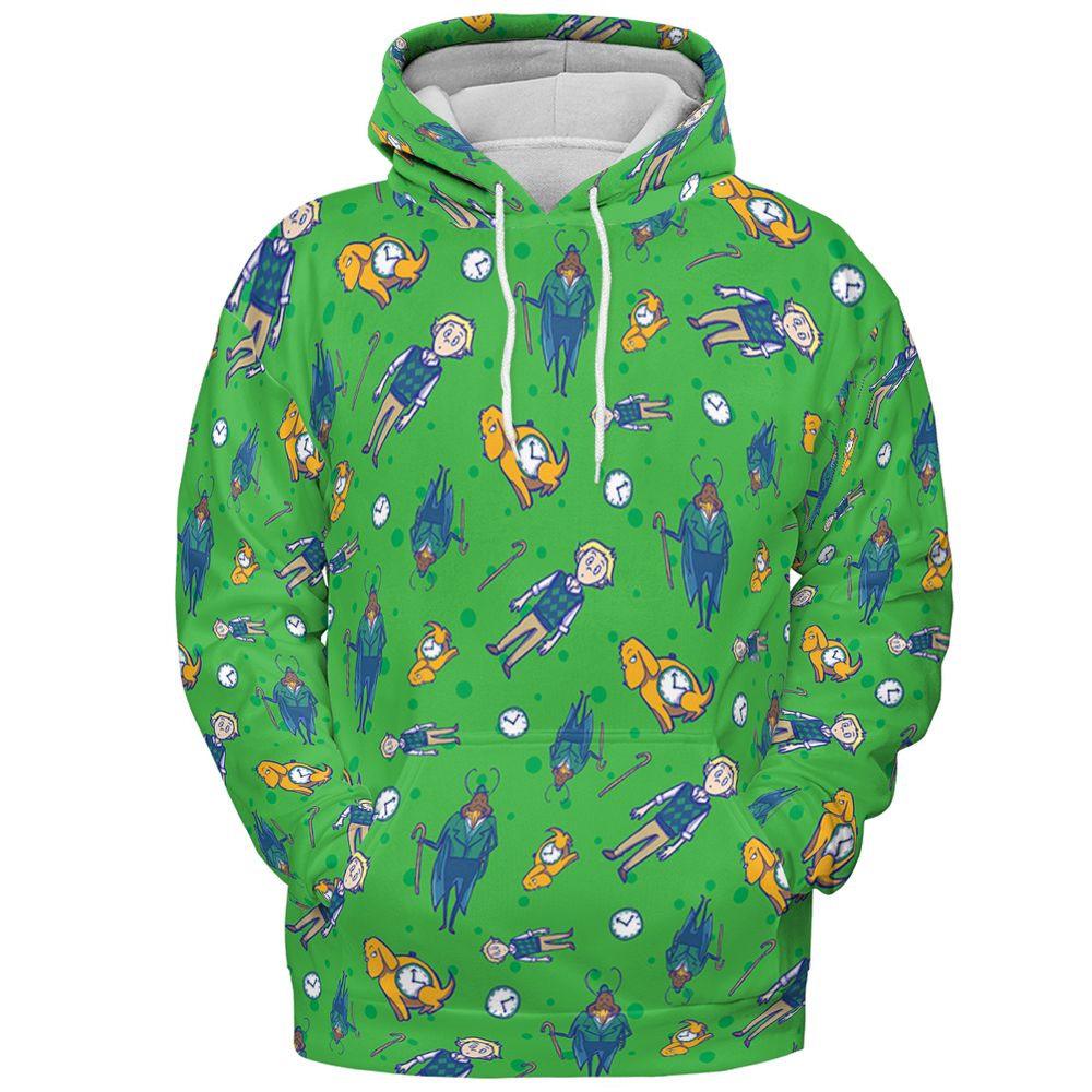All-over Print Hoodie - 4SUHHRNM - Pullover Hoodie - 2