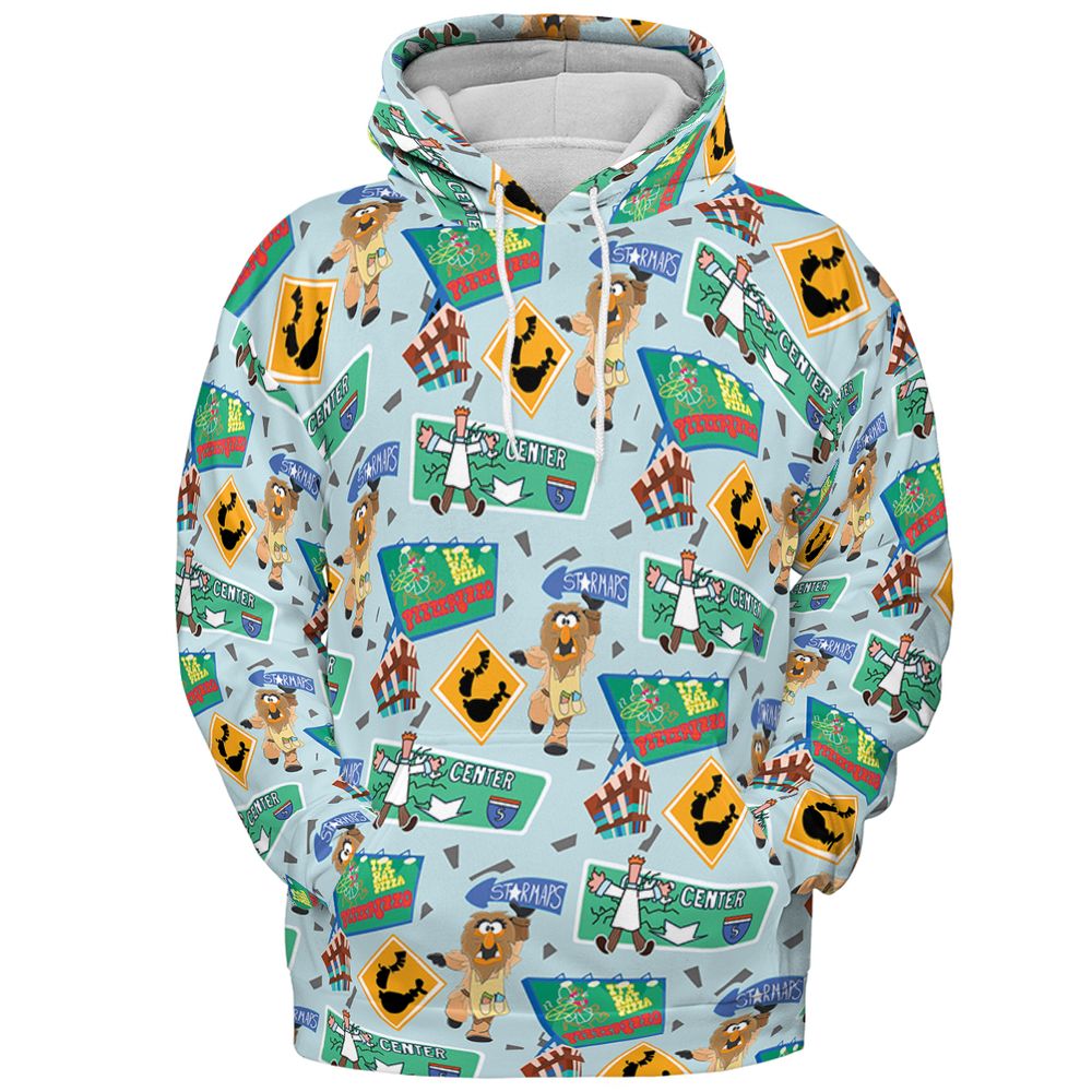 All-over Print Hoodie - Q2UR41XS - Pullover Hoodie - 2