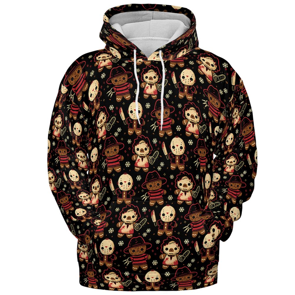 All-over Print Hoodie - HXEDW8T7 - Pullover Hoodie - 2