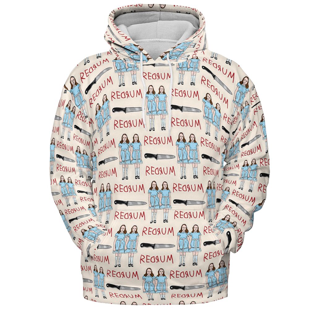 All-over Print Hoodie - F8TAVZEV - Pullover Hoodie - 2