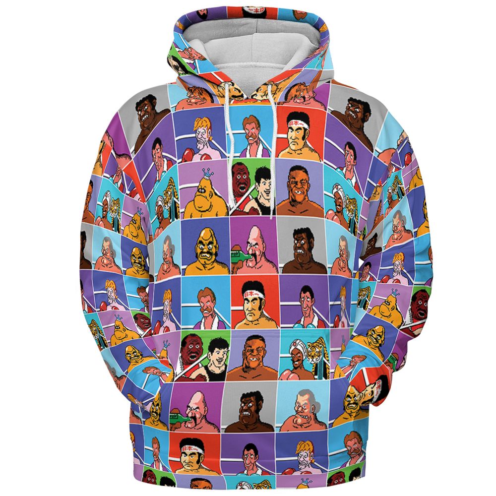 All-over Print Hoodie - X7JUMWA8 - Pullover Hoodie - 2