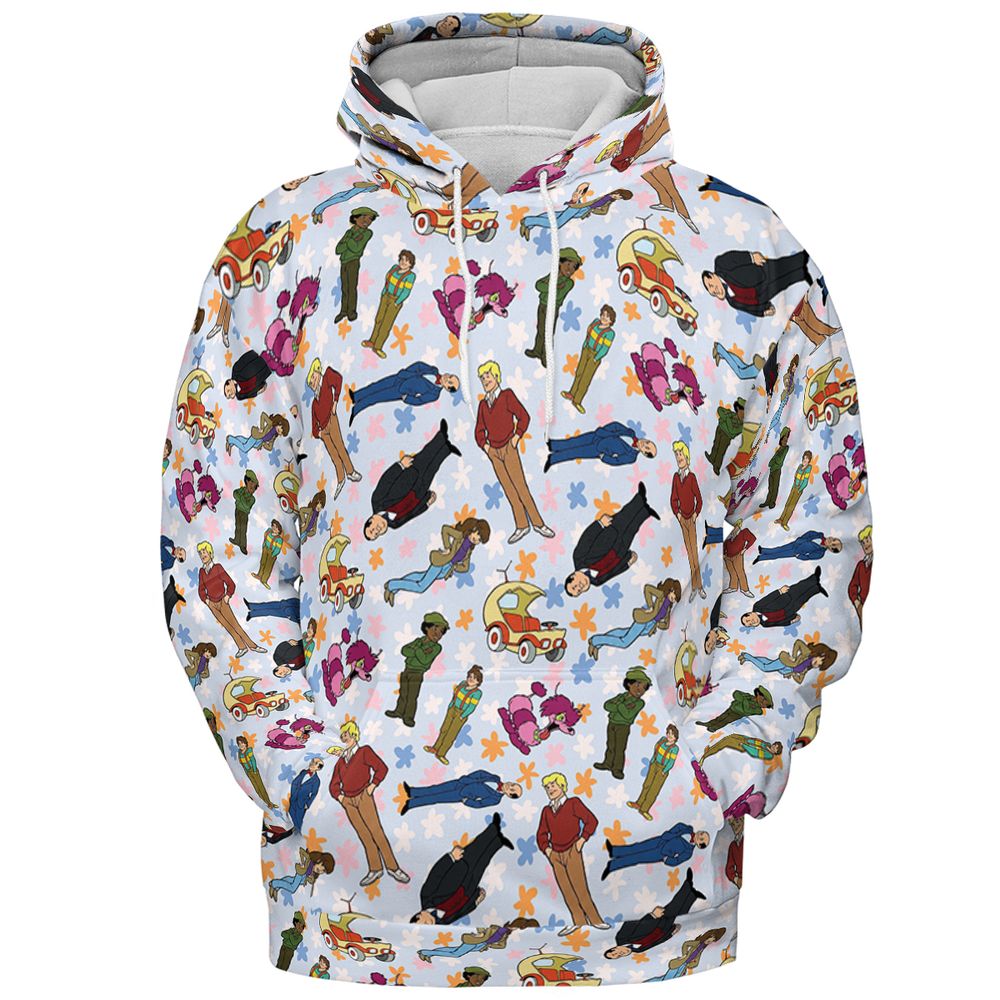 All-over Print Hoodie - QKXXJ73H - Pullover Hoodie - 2