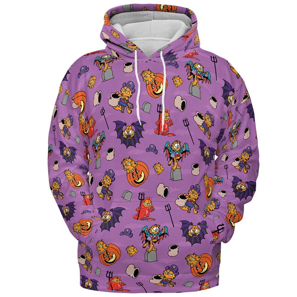 All-over Print Hoodie - HQPHDBKY - Pullover Hoodie - 2