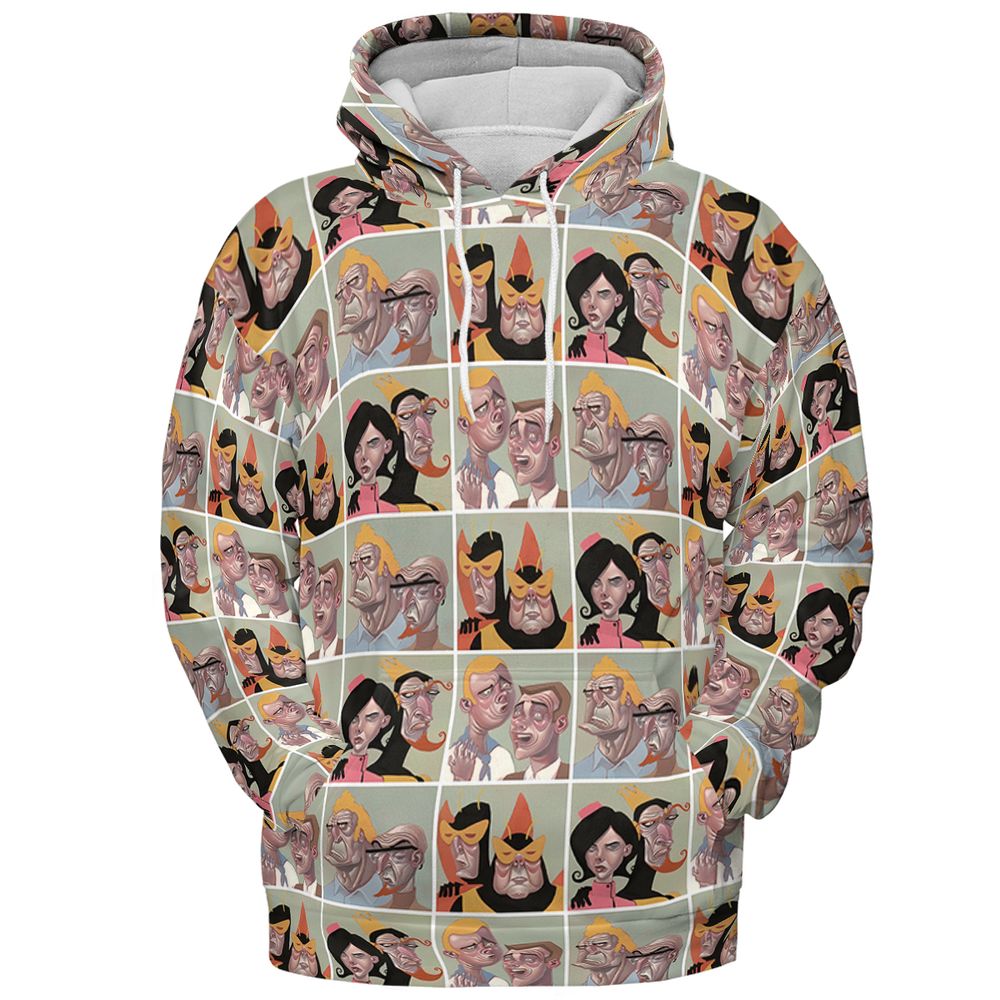All-over Print Hoodie - TTX7K52L - Pullover Hoodie - 2