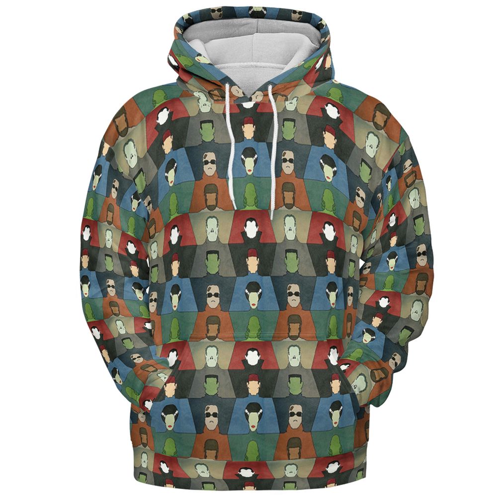 All-over Print Hoodie - GDF1LPKD - Pullover Hoodie - 2