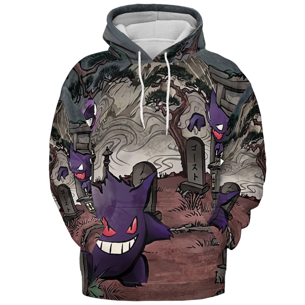 All-over Print Hoodie - JCP3YJTL - Pullover Hoodie - 2