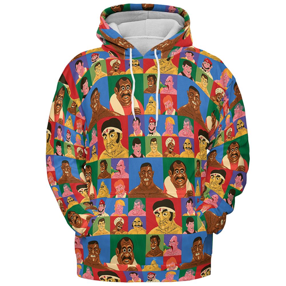 All-over Print Hoodie - VUMQS2QY - Pullover Hoodie - 2