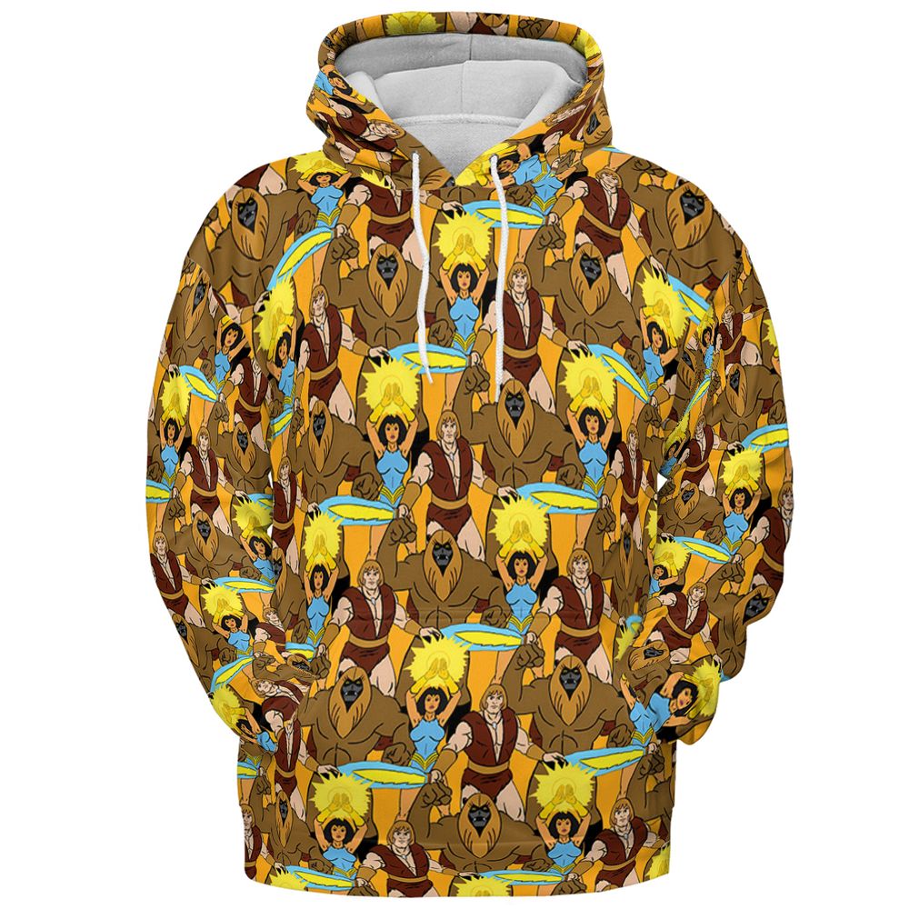 All-over Print Hoodie - A8KAR93Y - Pullover Hoodie - 2