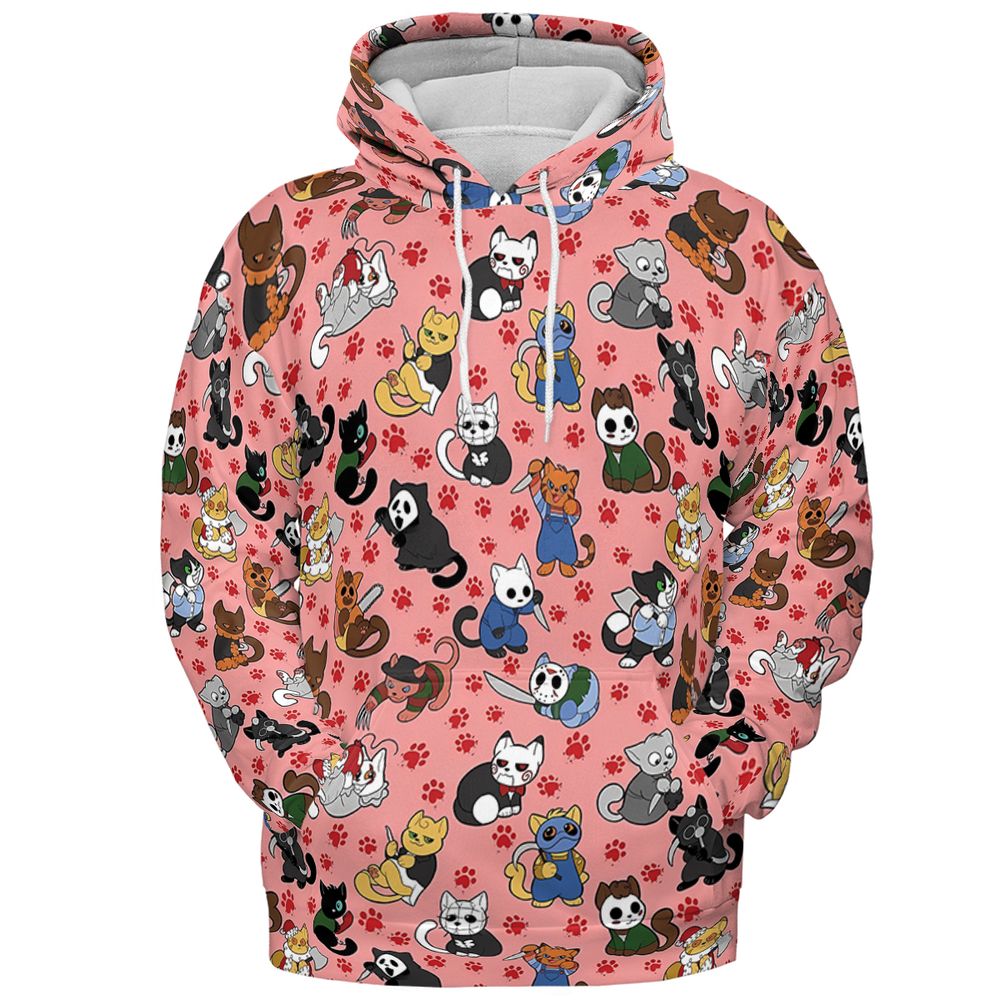 All-over Print Hoodie - VD6JTWTA - Pullover Hoodie - 2