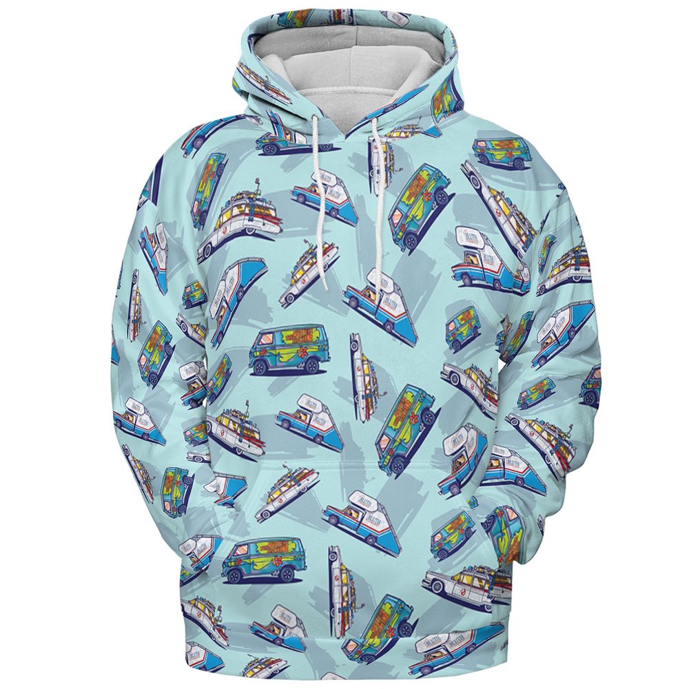 All-over Print Hoodie - SXC4G23R - Pullover Hoodie - 2