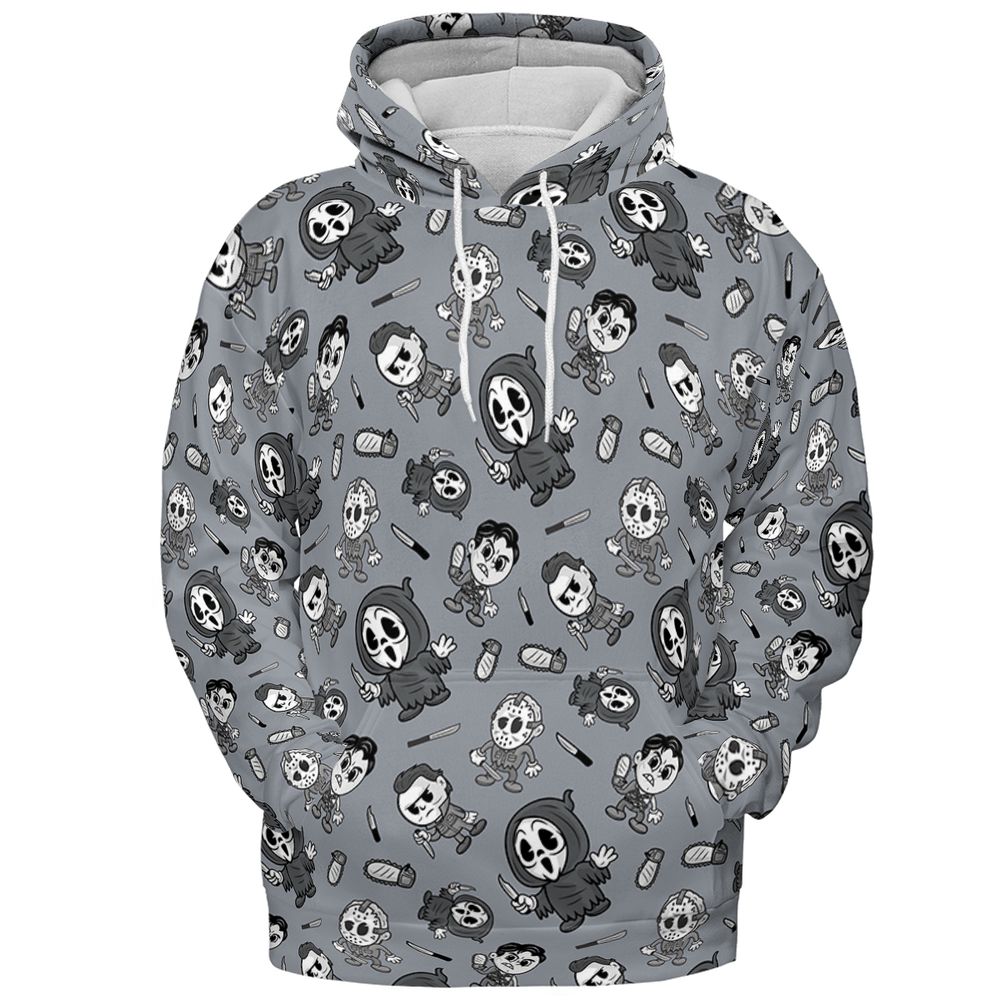 All-over Print Hoodie - 6ZQLPM8V - Pullover Hoodie - 2