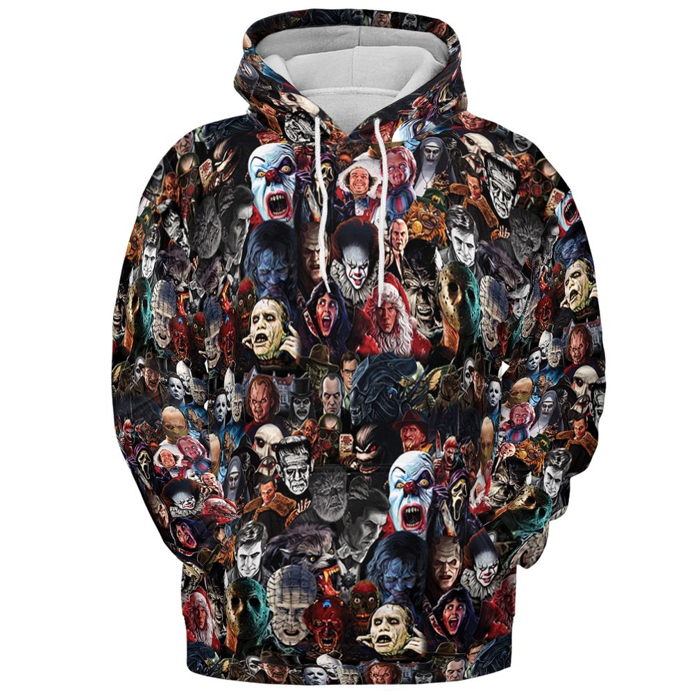 Collage Of Horror - Pullover Hoodie - 2
