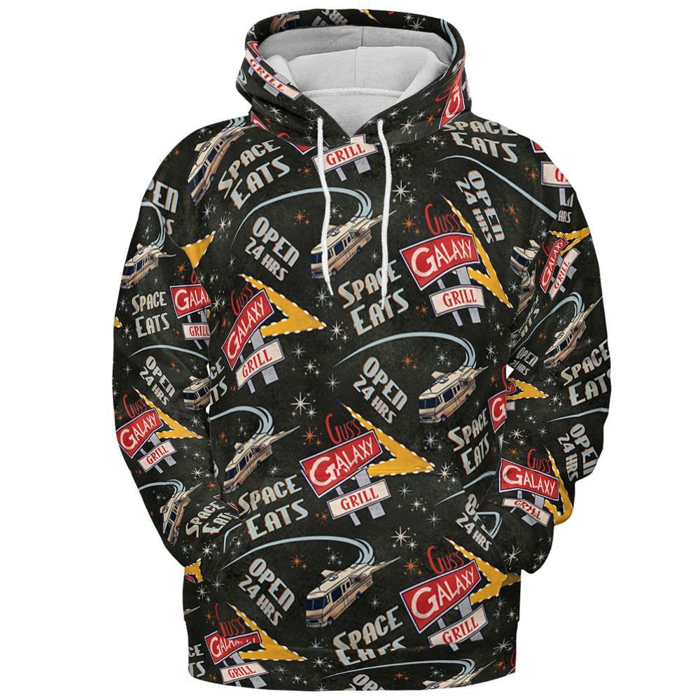 All-over Print Hoodie - MT3ARL4Y - Pullover Hoodie - 2