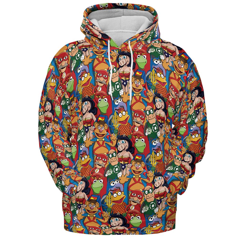 Justice League of Muppets - Pullover Hoodie - 2