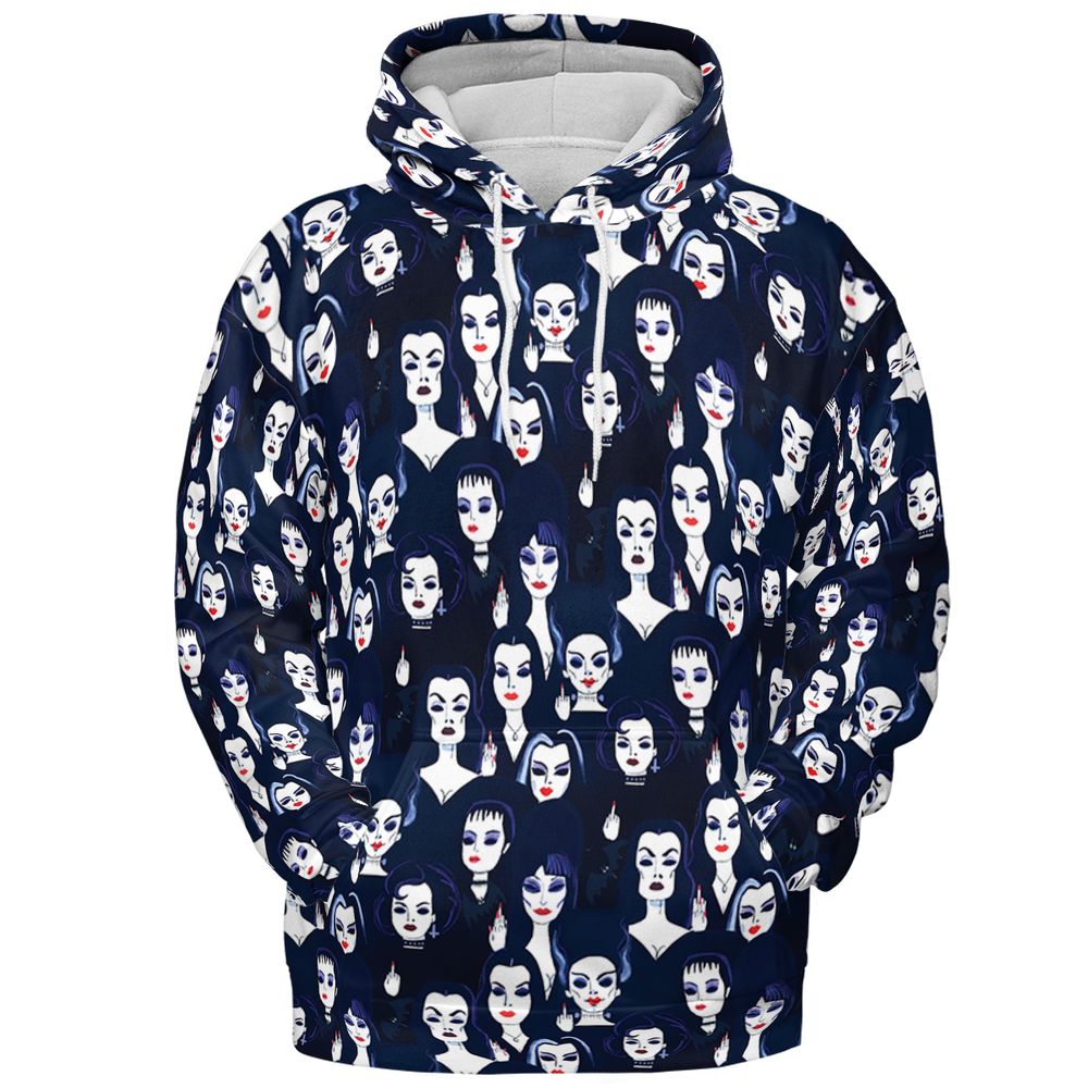All-over Print Hoodie - Pullover Hoodie - 2