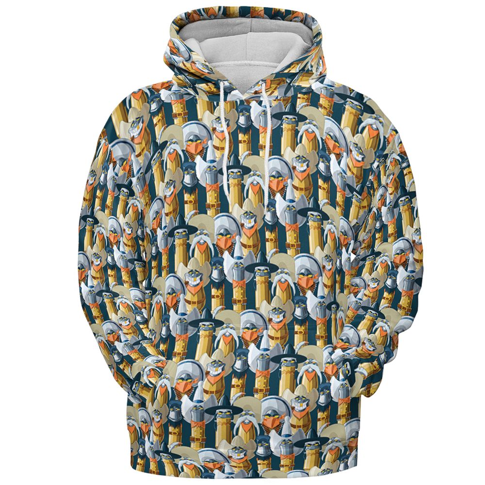 All-over Print Hoodie - T45WP1Y5 - Pullover Hoodie - 2