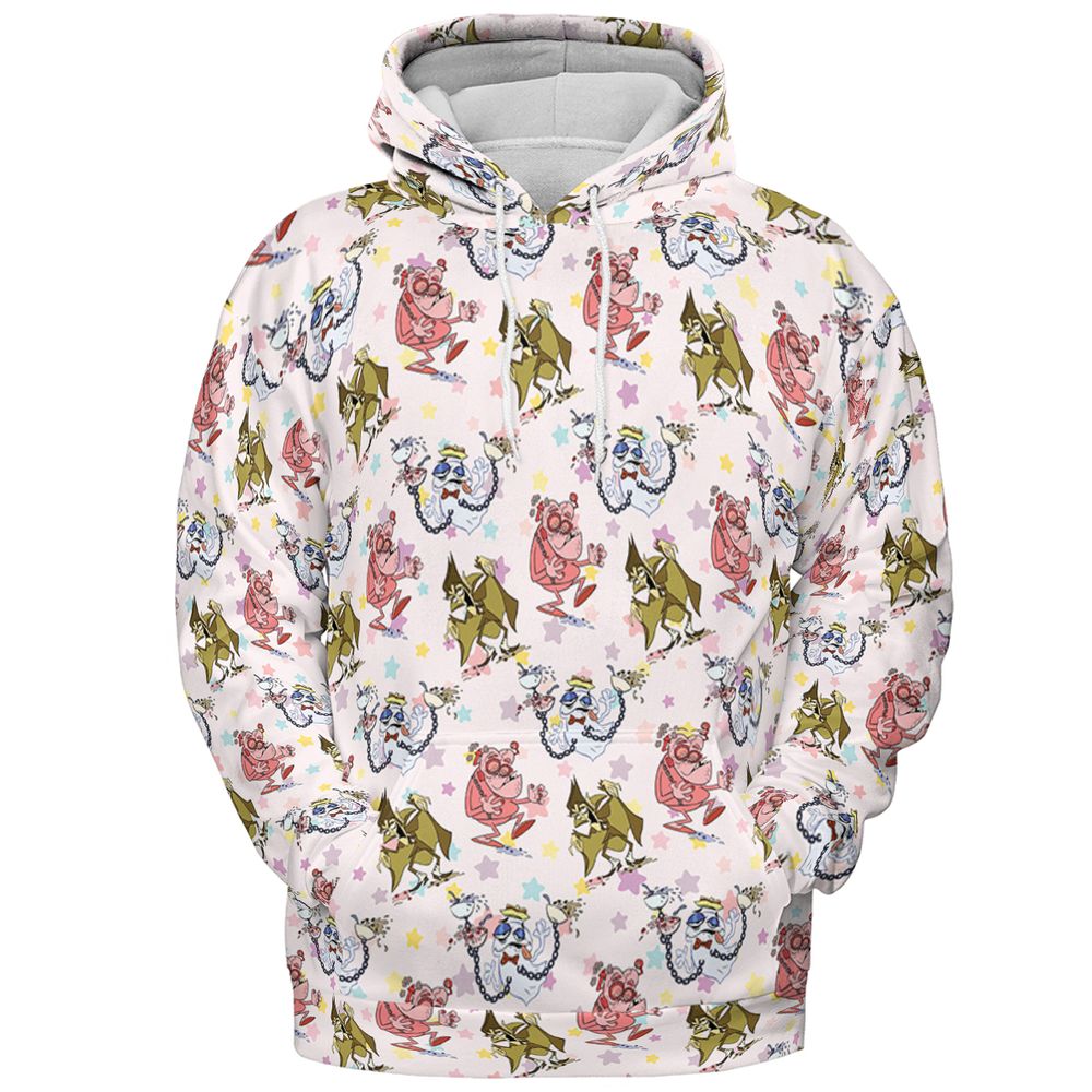 All-over Print Hoodie - BSX1KY2W - Pullover Hoodie - 2