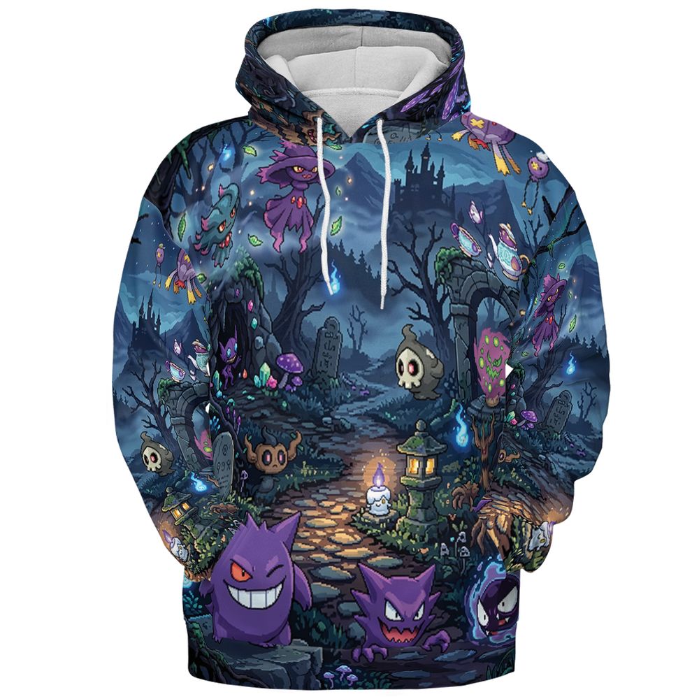 All-over Print Hoodie - 4MXN4SZZ - Pullover Hoodie - 2