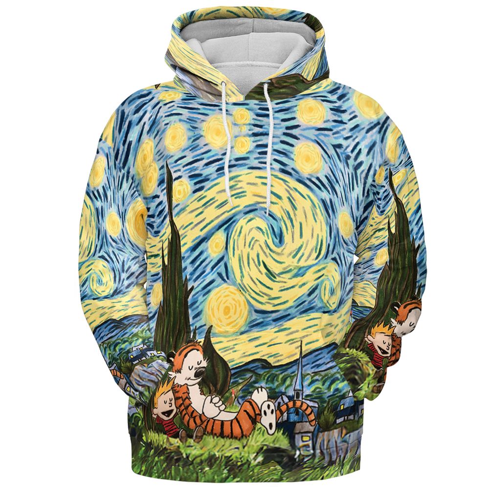 All-over Print Hoodie - YLFCCQAN - Pullover Hoodie - 2