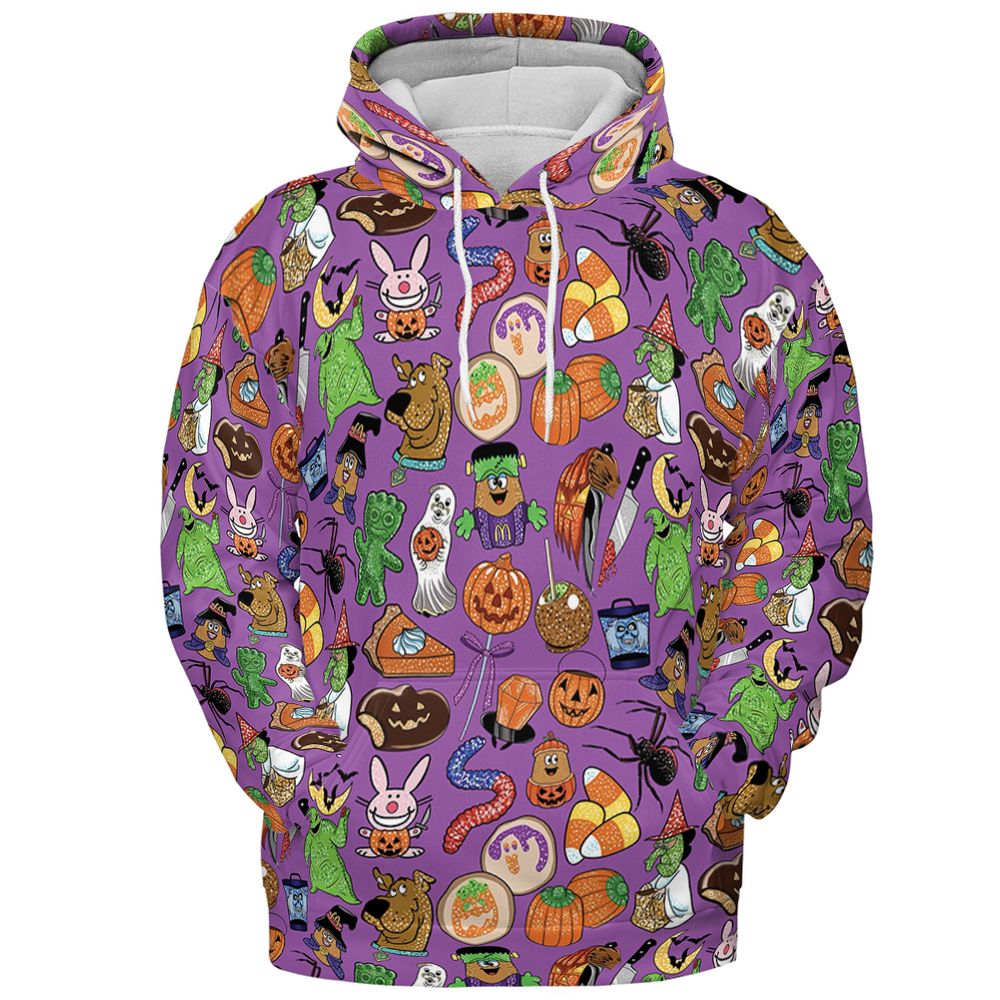 All-over Print Hoodie - JYYUDLCQ - Pullover Hoodie - 2