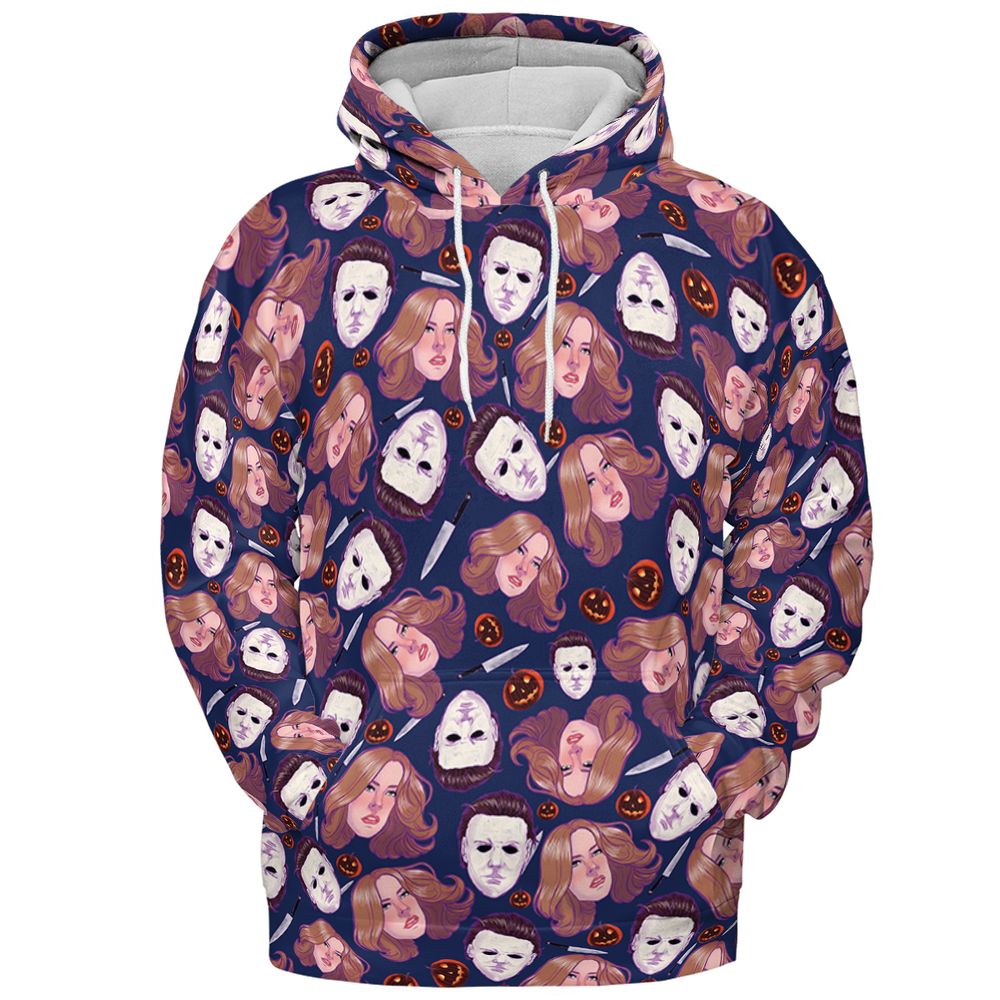 All-over Print Hoodie - Z3UHTC47 - Pullover Hoodie - 2