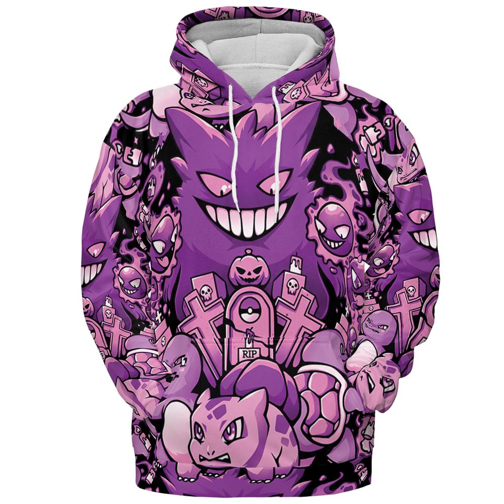 All-over Print Hoodie - 3QWP578K - Pullover Hoodie - 2