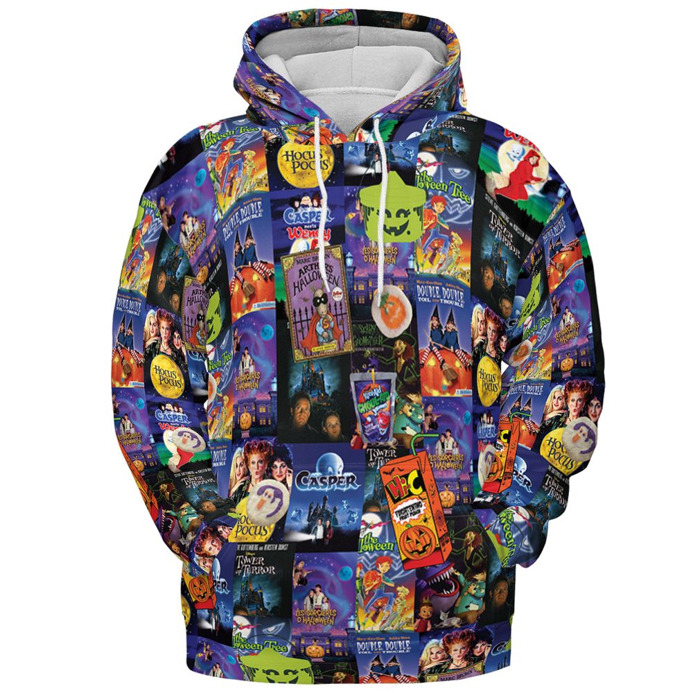 All-over Print Hoodie - QSQVTWWD - Pullover Hoodie - 2