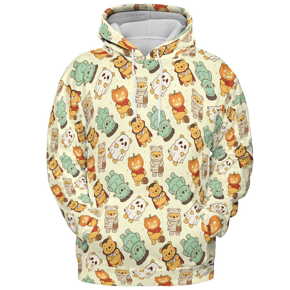 All-over Print Hoodie - DNT6H3GT - Pullover Hoodie - 2