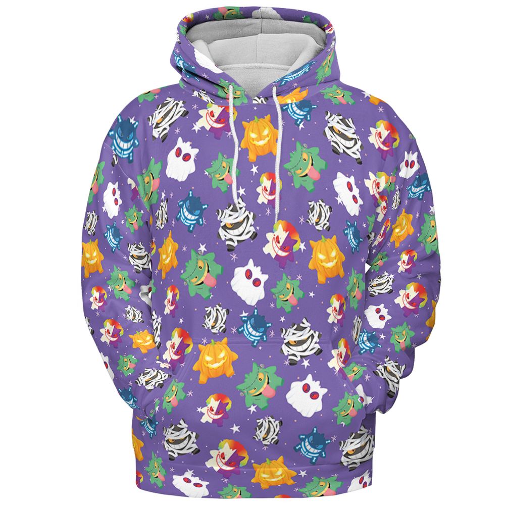 All-over Print Hoodie - FUQUH51L - Pullover Hoodie - 2