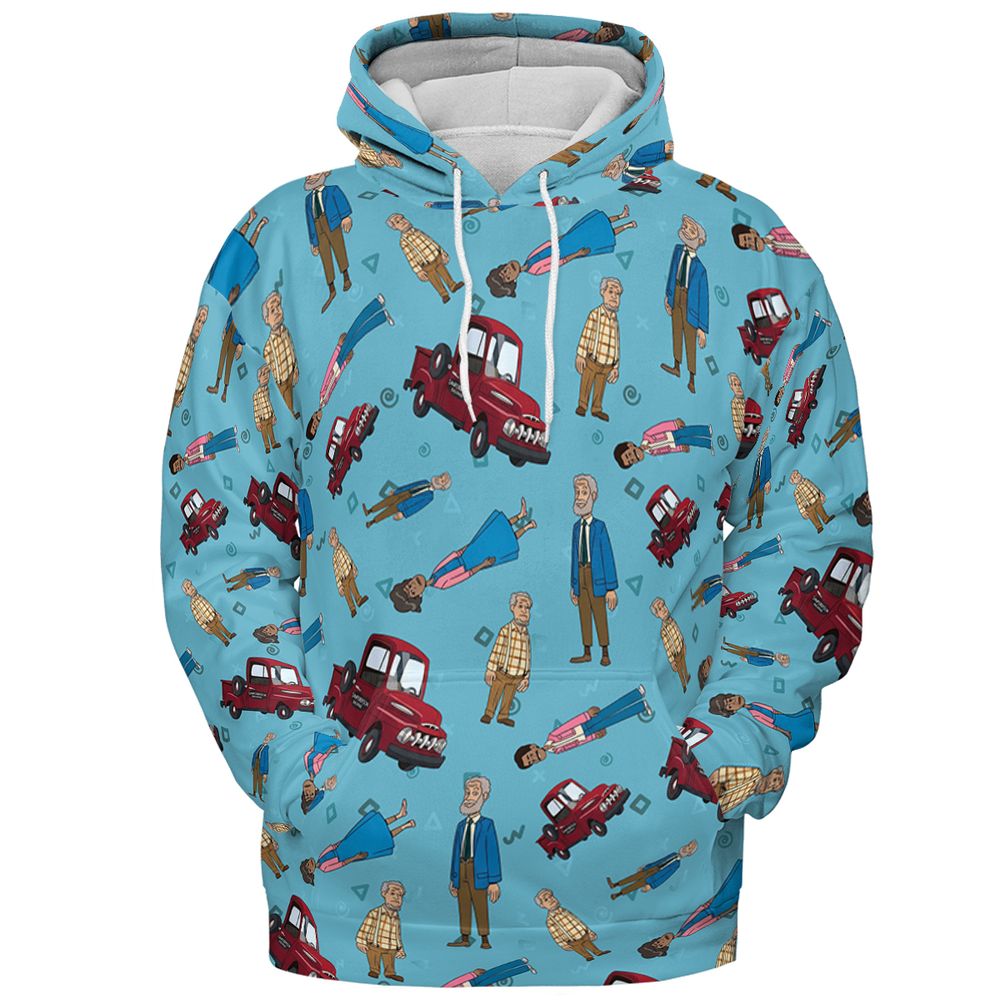 All-over Print Hoodie - 9R2BSDQ8 - Pullover Hoodie - 2