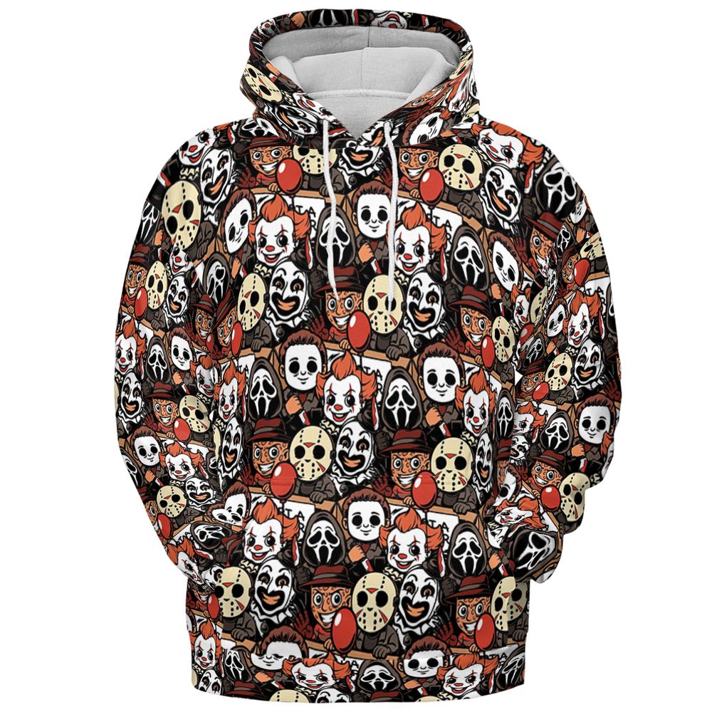 All-over Print Hoodie - FYP8UHLF - Pullover Hoodie - 2
