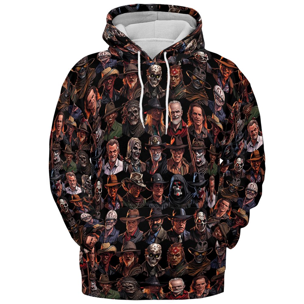 Wild West Outlaws and Sheriffs - Pullover Hoodie - 2