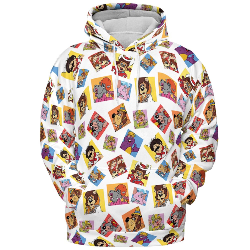 All-over Print Hoodie - EL1FZQJ6 - Pullover Hoodie - 2