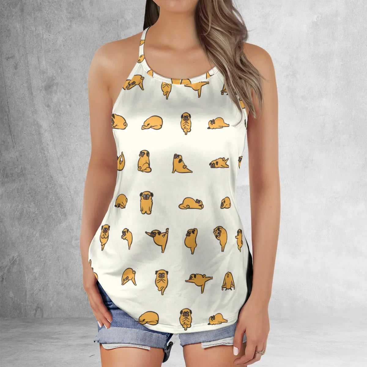 Criss Cross Tank Top - CE1QGZED