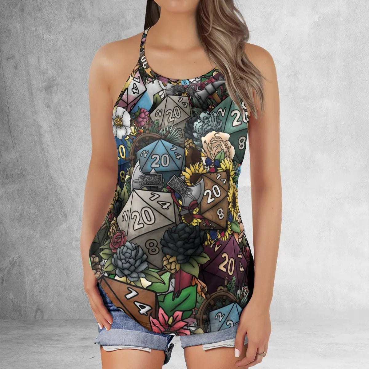 Criss Cross Tank Top - S7CVJ42B