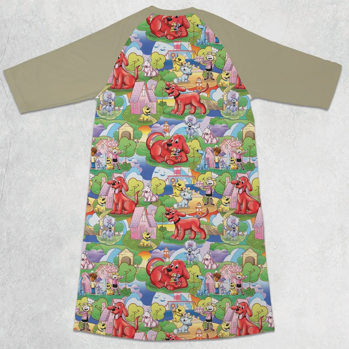 3/4 Sleeve Raglan Dress - YXSYUNJ4