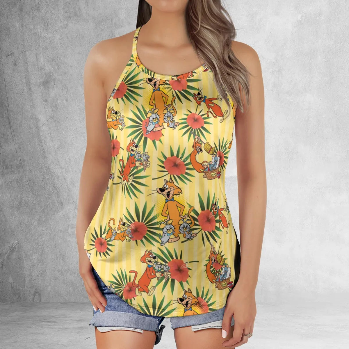 Criss Cross Tank Top - SM32HV8L