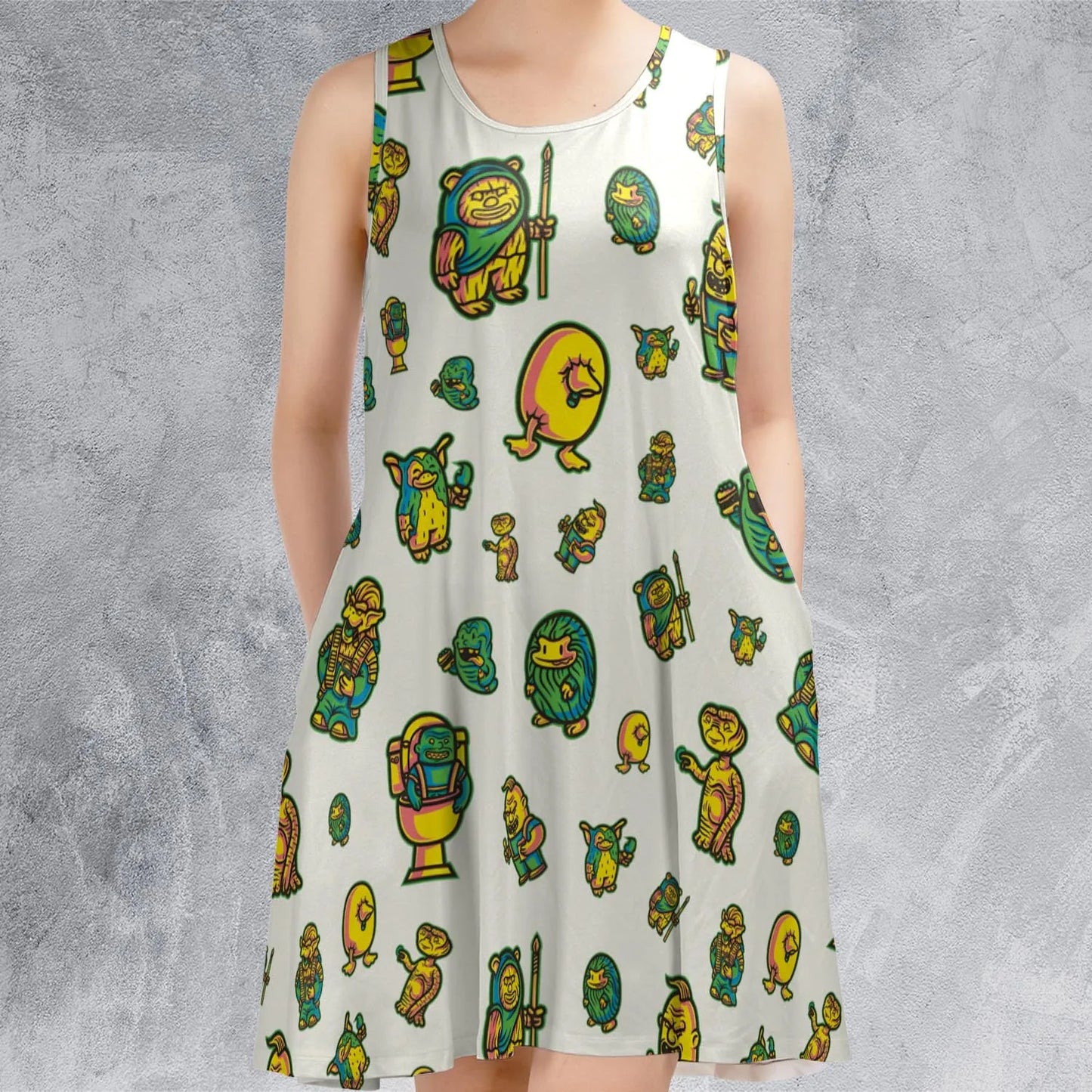 Sleeveless Dress - 5M57MNMW
